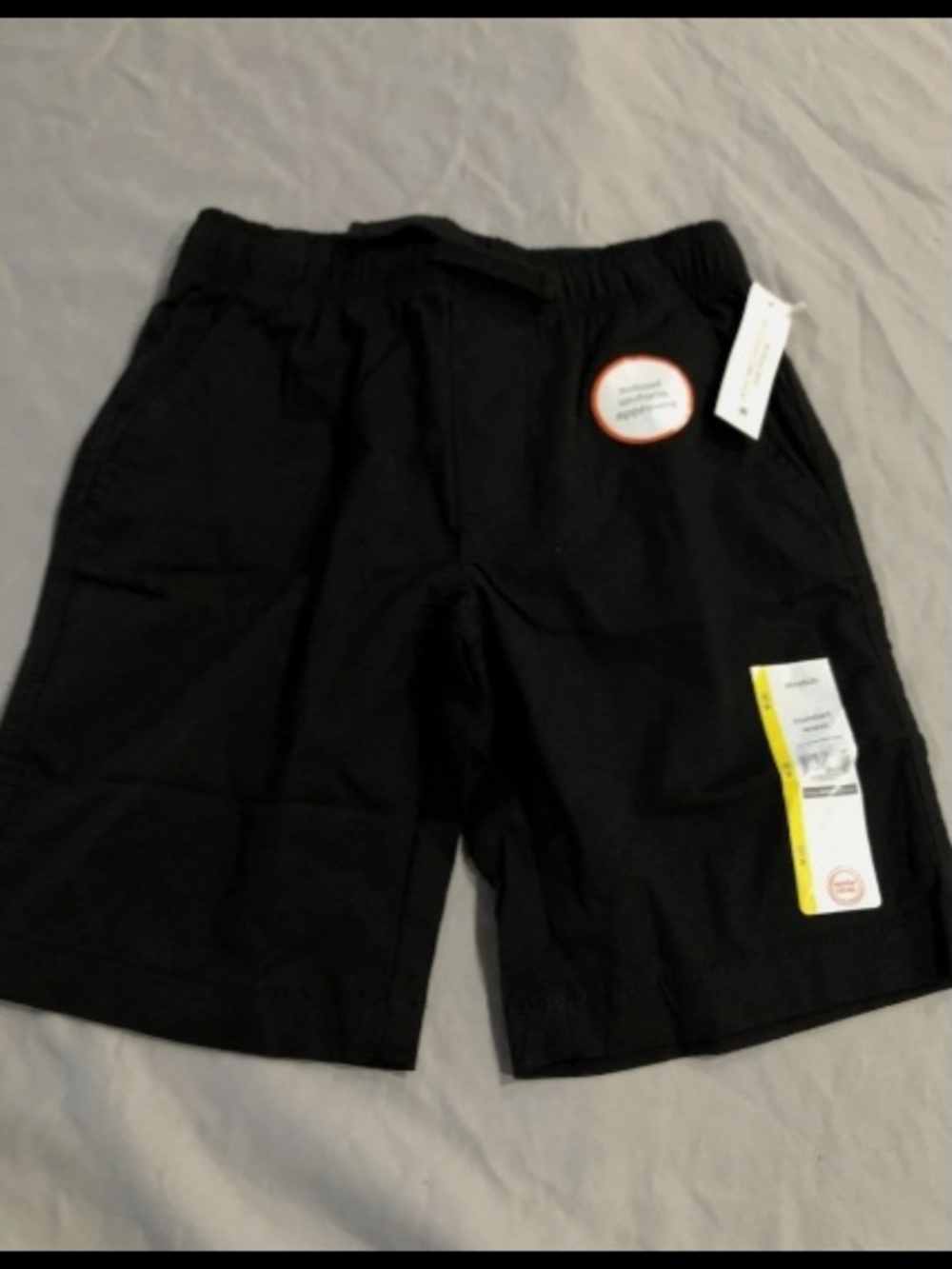 wonder nation Blk Casual Kids/ Uniform Shorts Unisex SzL(10-12) stretch NEW NWT